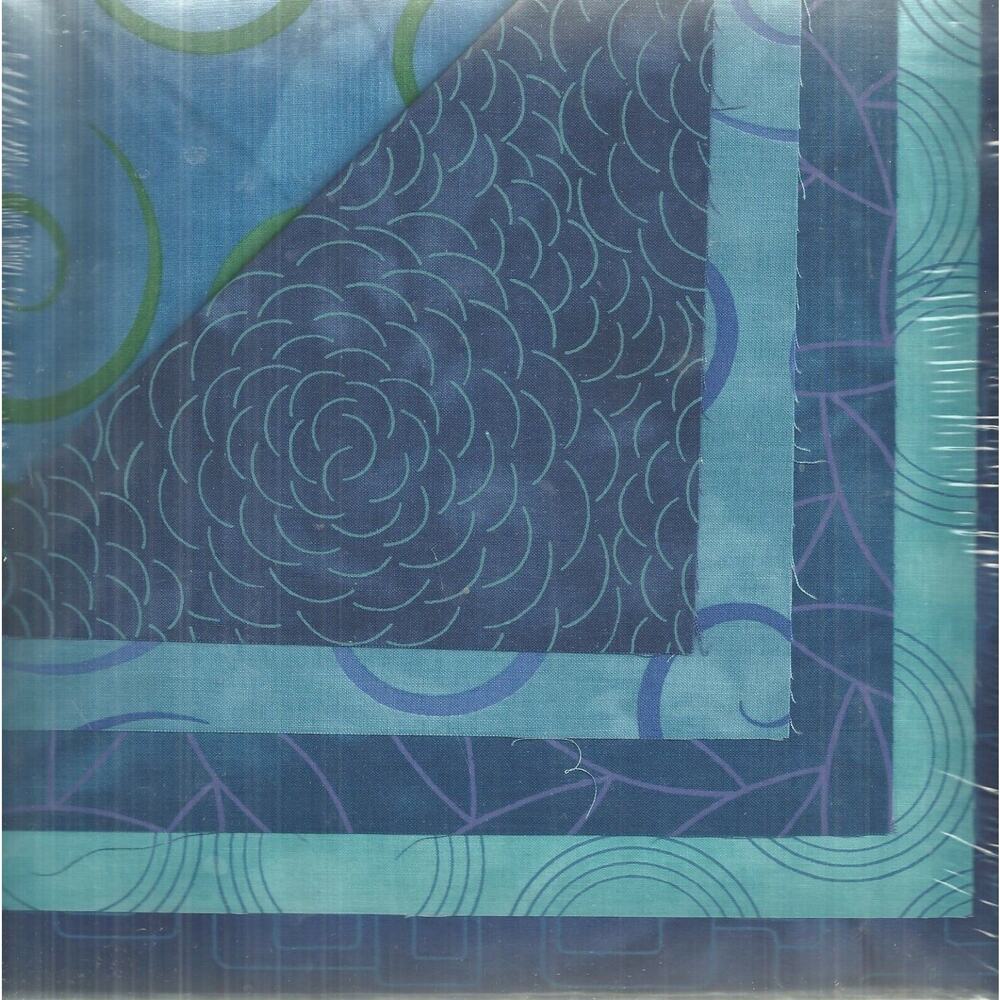 H2O blue 10 inch squares Taffies Rivers Bend 42 pcs fabric